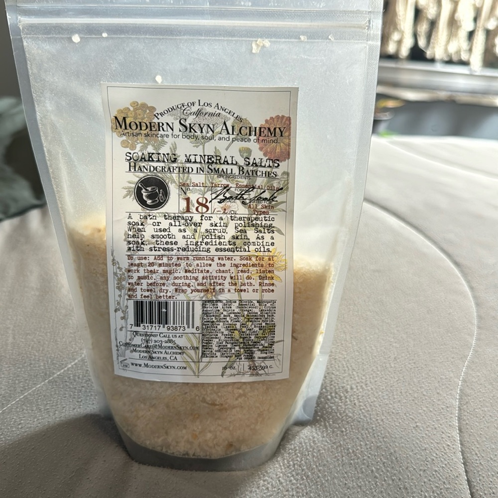 Soaking Mineral Salts